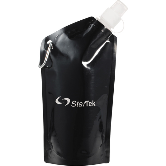Foldable Water Pouches Translucent Black